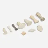 Collection of factory stamps by Rookwood Pottery, c. 1880-1959, bisque earthenware, bronze, sold Jun 2024