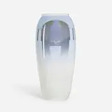 Theodor Schmuz-Baudiss for Kpm, Monumental vase with waterfalls and trees between columns