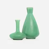 Teco Pottery, Vases, set of two