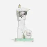 Thelma Frazier Winter, Woman and Child, c. 1935, glazed stoneware, painted plaster