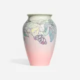 Decorated Mat/Double Vellum vase with woodbine by Margaret Helen McDonald for Rookwood Pottery, sold Jun 2024