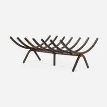 Log rack by George Nelson & Associates, 1951, iron, sold May 2025