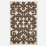 Alexander Girard, Knot Environmental Enrichment panel, 1972, screen-printed linen