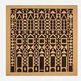 Alexander Girard, Fascade Environmental Enrichment panel, 1972, screen-printed linen