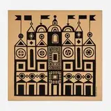 Alexander Girard, Palace Environmental Enrichment panel, 1972, screen-printed linen