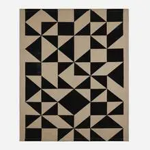 Alexander Girard, Geometric A Environmental Enrichment panel, 1972, screen-printed linen