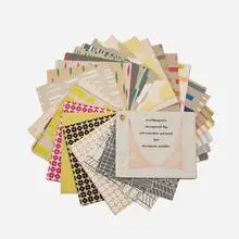 Alexander Girard, Wallpaper sample booklet, 1952, bound screenprint in colors