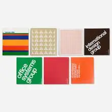 Herman Miller, Collection of seven manufacturer's catalogs, c. 1970, plastic, printed paper