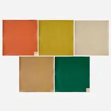 Alexander Girard, Concentric Circles samples, set of five, c. 1965, Naugahyde