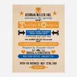 Alexander Girard, Herman Miller Textiles & Objects poster, 1961, screenprint in colors