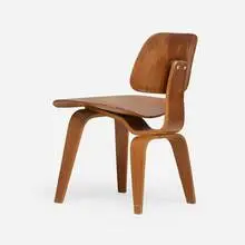 Charles and Ray Eames, Early DCW, 1945, ash plywood, rubber