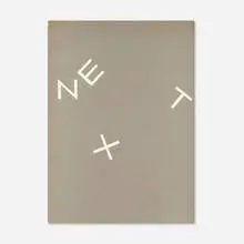 NeXT logo presentation book by Paul Rand, 1986, bound offset lithographs, sold May 2025