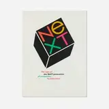 Paul Rand, NeXT poster, 1986, lithograph in colors on Arches