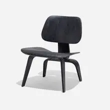 Charles and Ray Eames, LCW, aniline-dyed ash plywood, rubber