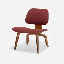 Charles and Ray Eames, LCW, upholstery, ash plywood