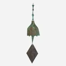 Paolo Soleri, Windbell, c. 1975, patinated bronze, copper