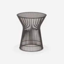 Warren Platner, Occasional table, chrome-plated steel, marble