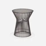 Warren Platner, Occasional table, chrome-plated steel, marble