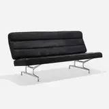 Charles and Ray Eames, Sofa, model 3473, 1964, Naugahyde, cast aluminum, plastic
