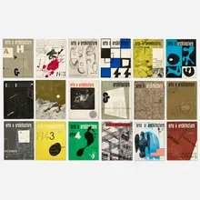 Ray Eames, Collection of eighteen Arts & Architecture cover designs, 1942-47, bound printed paper