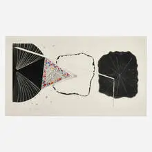 James Rosenquist, Star Proctor, 1978, etching, photo etching, aquatint and embossing with hand-coloring on Pescia Italia