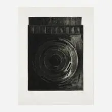 Jasper Johns, Target with Plaster Casts, drypoint, etching and aquatint on Rives BFK