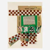 Robert Rauschenberg, Goat Chow (from the Chow Bags suite), 1977, screenprint in colors, stitching, and collage on paper