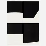 Ellsworth Kelly, Four works from the Un coup de dés jamais n'abolira le hasard (by Stéphane Mallarmé) portfolio