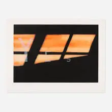Ed Ruscha, Yes, 1984, lithograph in colors on BFK Rives