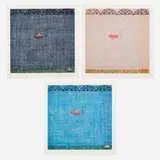 Jennifer Bartlett, Bridge, Boat, Dog (Triptych), 1997, aquatint in colors