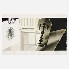 James Rosenquist, Chambers, 1980, lithograph in colors on handmade Twinrocker