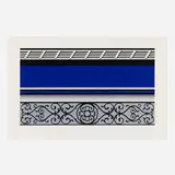 Roy Lichtenstein, Entablature V, 1976, screenprint and lithograph in colors, collage and embossing on Rives BFK