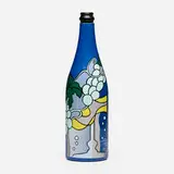 Roy Lichtenstein, Champagne Taittinger Brut Bottle, screenprint in colors on polyester form encasing glass bottle