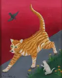Lawrence Lebduska, Striped Cat