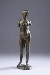 Jacob Epstein, Standing Nude, Bronze - Height: 14 1/2 in