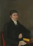 Joshua Johnson, Untitled, PORTRAIT OF ELISHA STANSBURY (1756-1837), circa 1810, oil on canvas