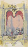Mildred M. Dillon, Box at the Opera, Serigraph on paper