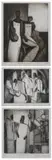 Joseph Holston Jr, Artshow, Etching and aquatint - First, plate: 7 3/4 in. x 7 3/4 in.; second, plate: 8 3/4 in. x 11 3/4 in.; third, plate: 11 in. x 8 3/4 in