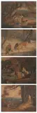 Francis Wheatley, Untitled, COUNTRY LIFE - THE SEASONS: FOUR WORKS, watercolor on paper