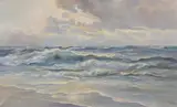 Meeuwis van Buuren, North Sea, Oil on canvas