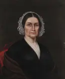 Untitled by American School, PORTRAIT OF WOMAN WITH RIBBON CAP, oil on canvas, sold Apr 2008