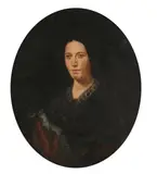 Portrait of T by American School, FRANCIS SMITH), oil on canvas - Oval: 30 in. x 24 1/2 in, sold Apr 2008