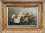 Untitled by American School, ROSES, oil on board, sold Apr 2008