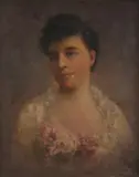 Evelyn Blandingham Boyle by American School, Oil on canvas, sold Apr 2008