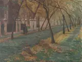 Ronald Markland, Millionaire'S Row, Oil on board