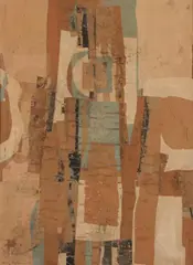 Keith Martin, Oracle, Collage on board