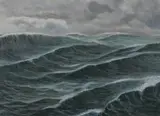 Herbert Wohlke, Seascape, Oil on canvas