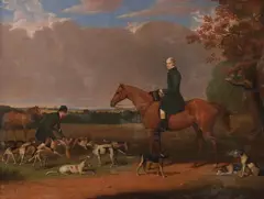 W. Boris, The Kill, Oil on canvas