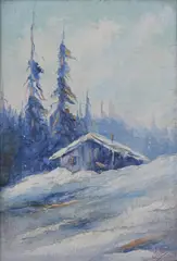 Jules B. Dahlager, Cordova, Oil on canvas board