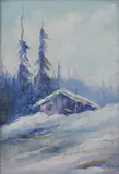 Jules B. Dahlager, Cordova, Oil on canvas board